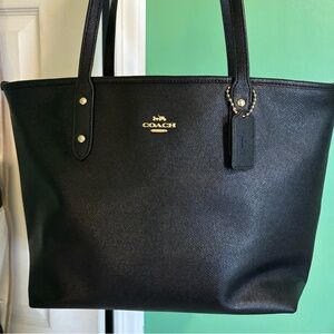 Coach Leather tote bag